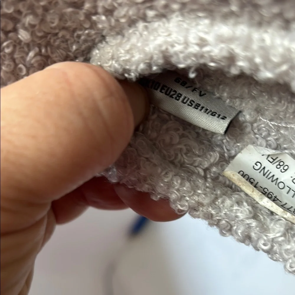 Hunter Gray Cozy Slippers toddler sz 11 NWOT